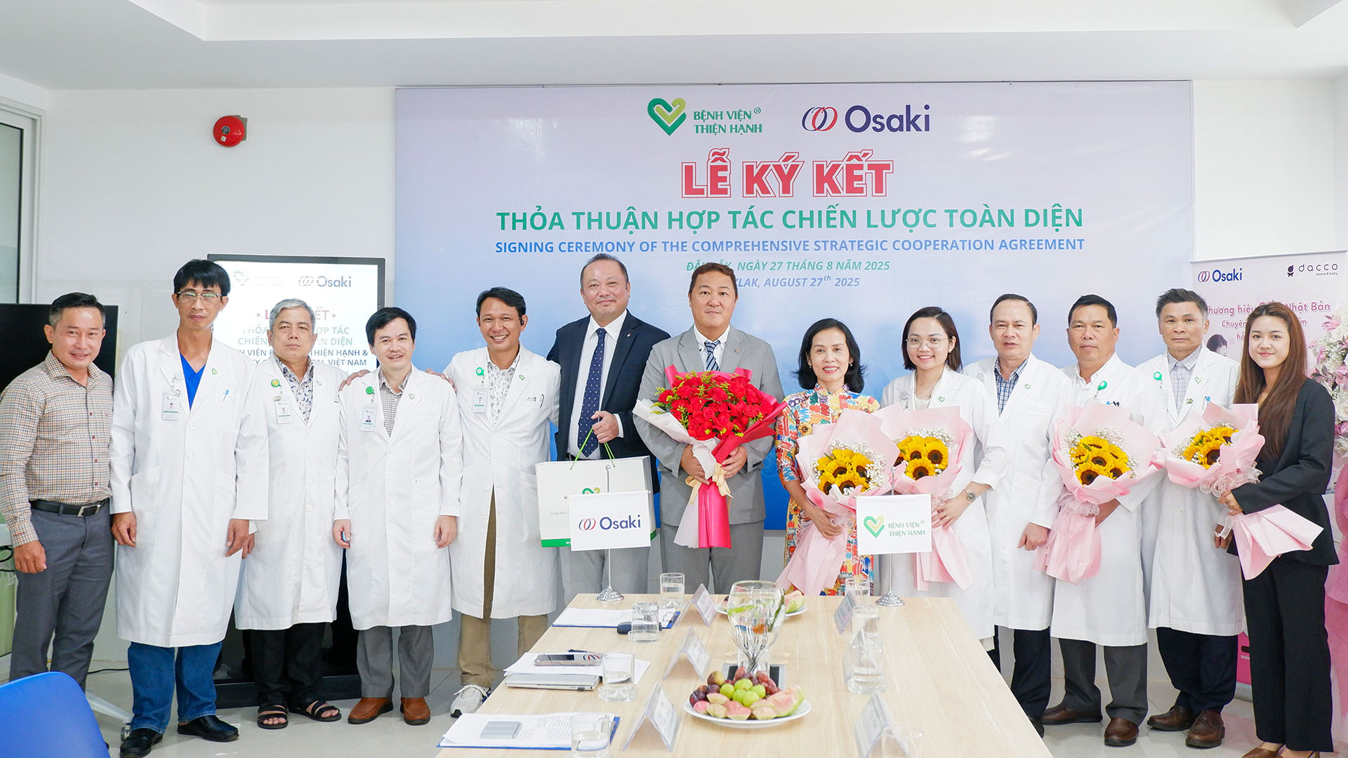 You are currently viewing Bệnh viện Đa khoa Thiện Hạnh Ký Kết Biên Bản Ghi Nhớ Cùng Osaki Medical Vietnam